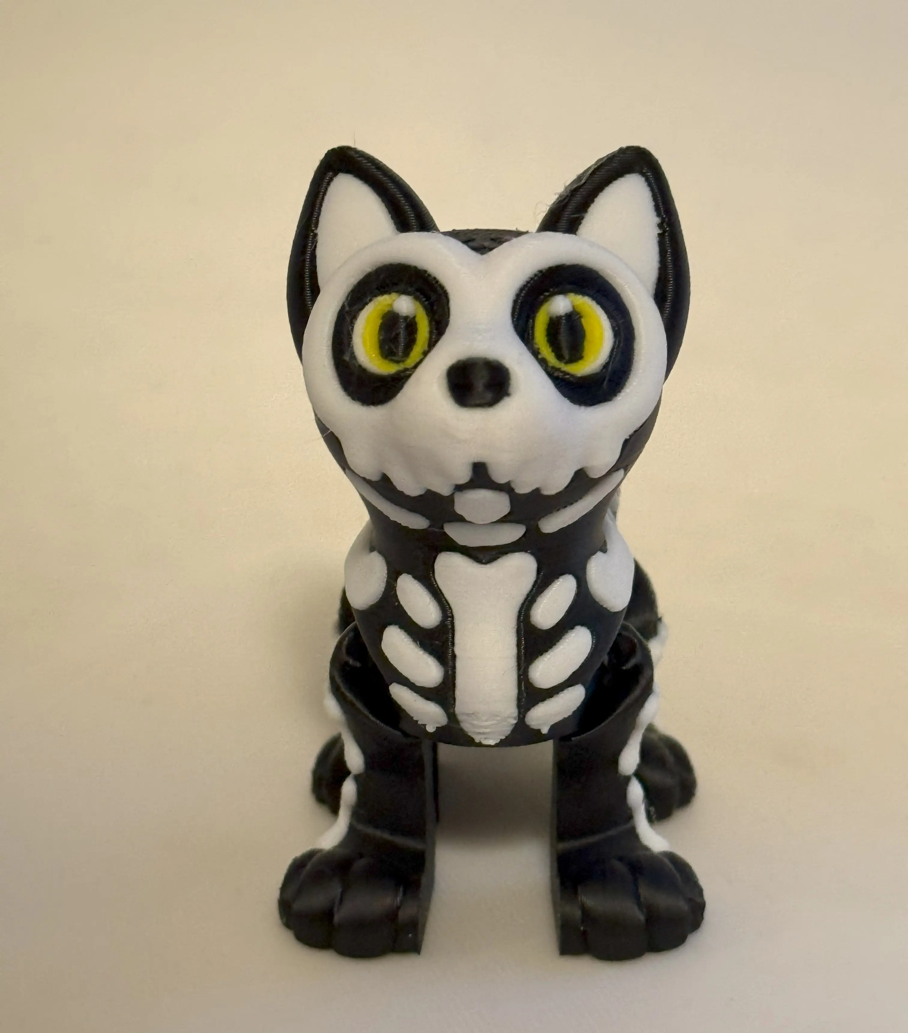 3D Print Articulated Skeleton Cat