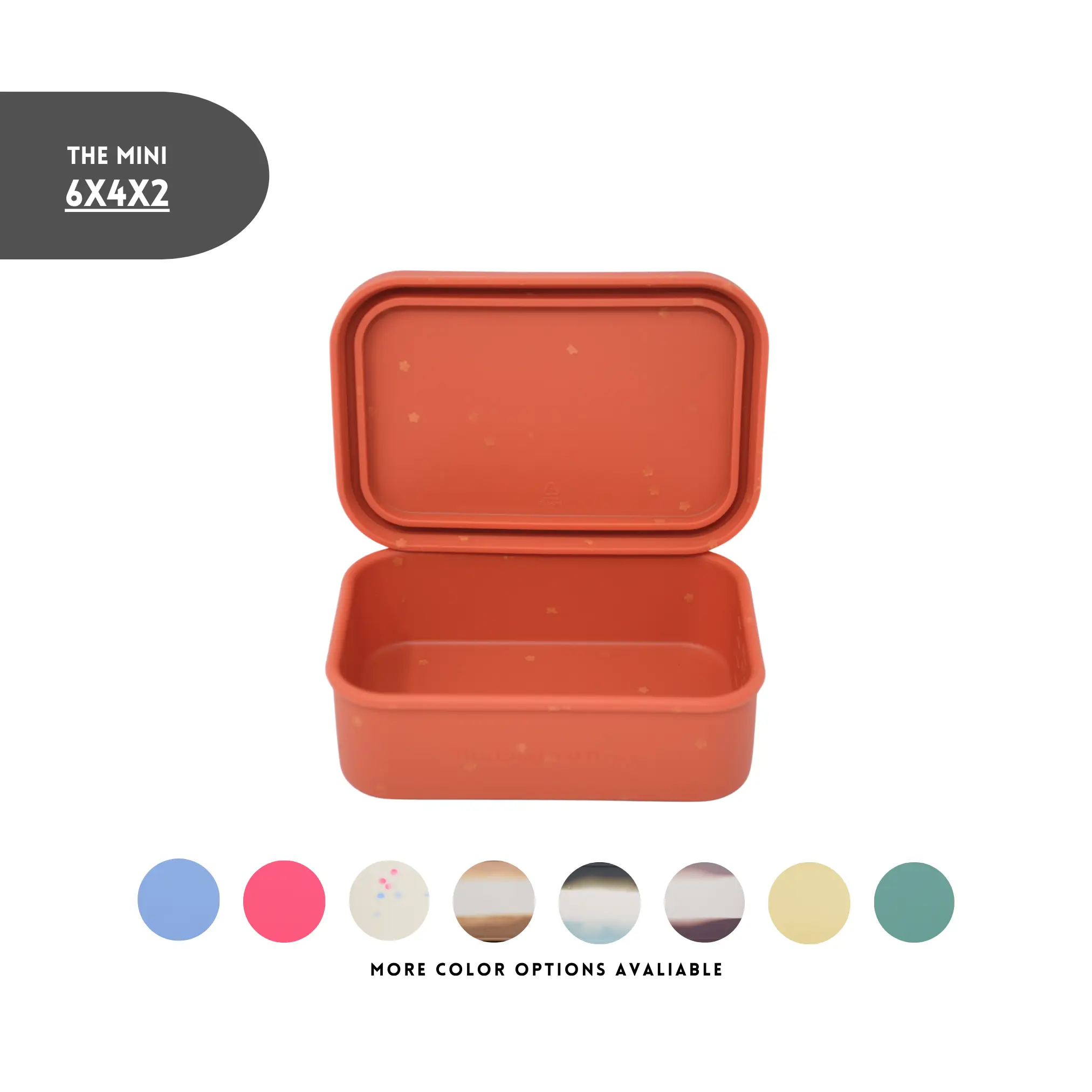 The Dearest Grey Mini Silicone Leak Proof Bento Box