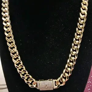 14k Gold Laminated Necklace and Bracelet Set for Everyday Use