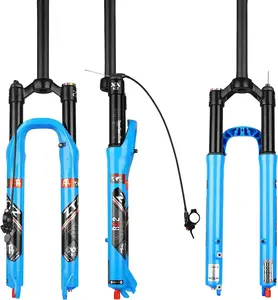 ZTZ MTB Air Suspension Fork，Fit for 26/27.5/29 inch Mountain Bike, 120mm Travel, Rebound Adjust, QR 9mm, Manual/Remote Lockout, XC/AM Mountain Bike Front Fork, Ultralight