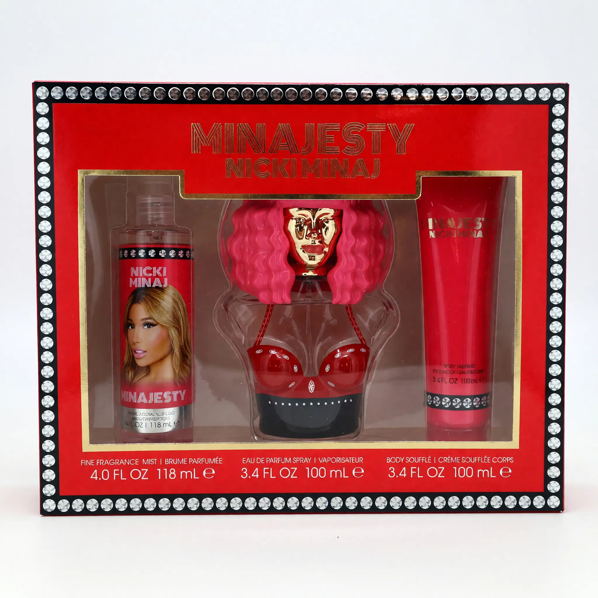Minajesty by Nicki Minaj, 3 Piece Gift Set for Women, Womens Gifts, Gifts For Girlfriend