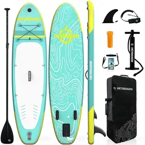 10'6" x 32" BEYOND MARINA Mint Green Inflatable SUP Board - Stable All Skill Levels Stand Up Paddle Board with Complete Kit