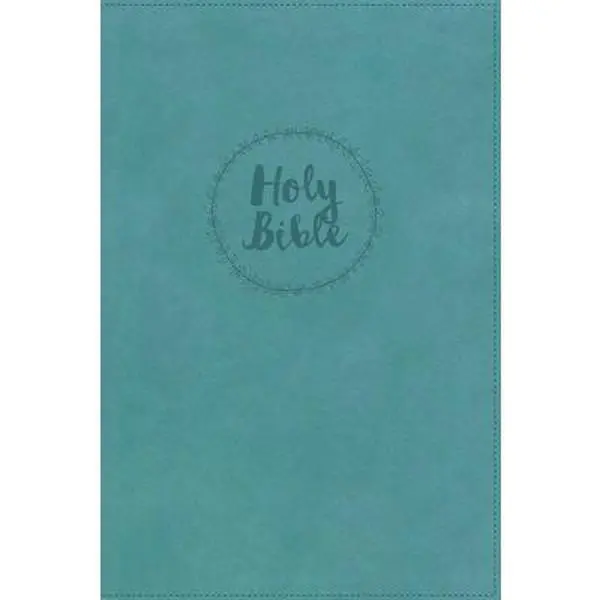 NIV, Value Thinline Bible, Imitation Leather, Blue -- Zondervan, Leather / Fine Binding