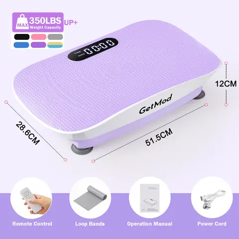 【Free Delivery】GetMod Pro Vibration Platform Exercise Machine, Full Body Home Fitness, Vibration Plate for Wellness & Circulation