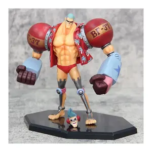 Anime One Piece Gk Franky Action Figures Double Head Interchangeable Pvc Collectible Ornaments Decoration Toys Gift