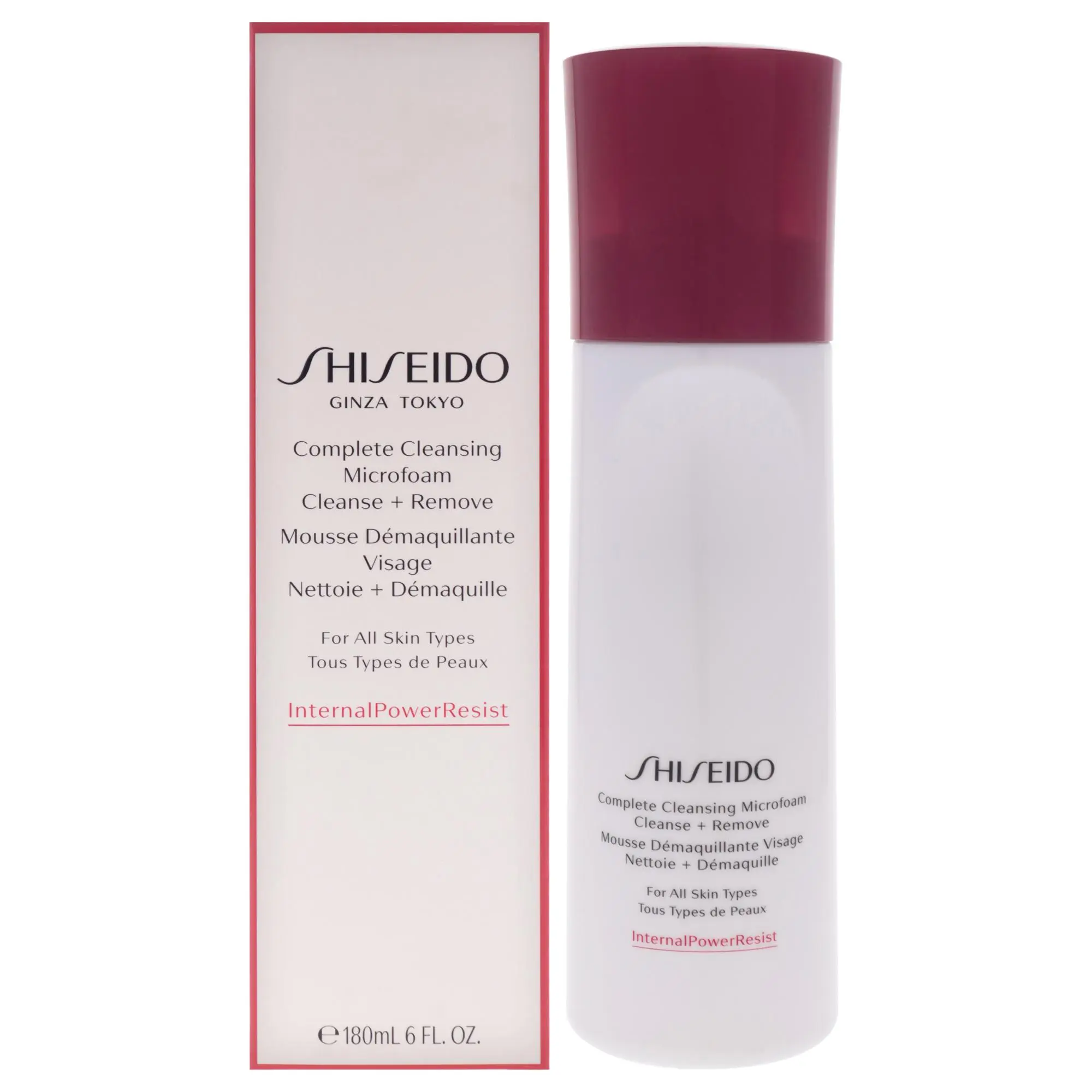 Shiseido Complete Cleansing Microfoam Facial Cleanser - Facial Wash for Women, 6 oz