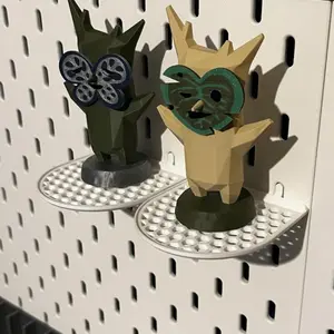 Display Shelves Compatible with Skadis Pegboard Display Holder High End Stylish Aesthetic Perfect for Home Office Organizing Collectibles Knickknacks Decor Sleek Design Functional Versatile Modern Look Space Saving