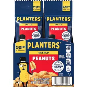 PLANTERS Salted Peanuts, 1.75 oz. (18-Pack) PLANTERS Salted Peanuts, 1.75 oz. (18-Pack)
