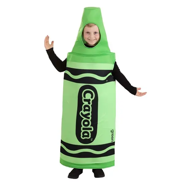 Kid's Green Crayola Crayon Costume