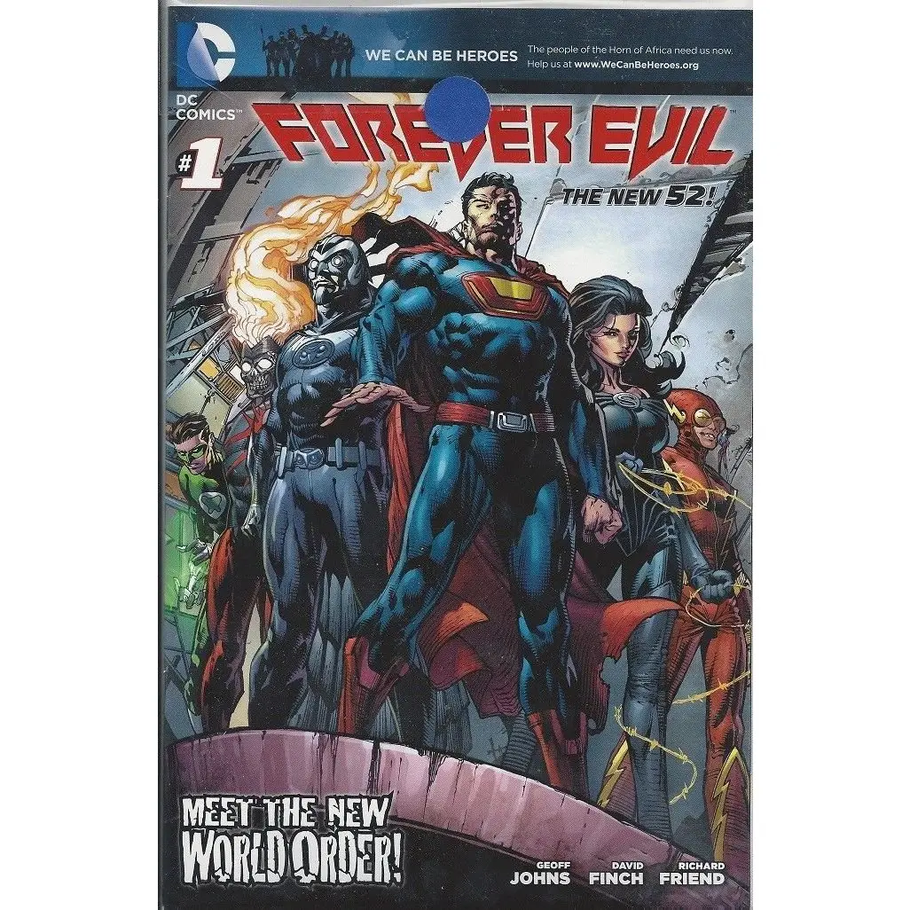 Forever Evil #1 Comic Book WCBH We can Be Heroes Variant Limited to 600 total made