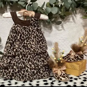 Wild at Heart: Boutique Leopard Print Dress Centerpiece & Keepsake Shoe Set