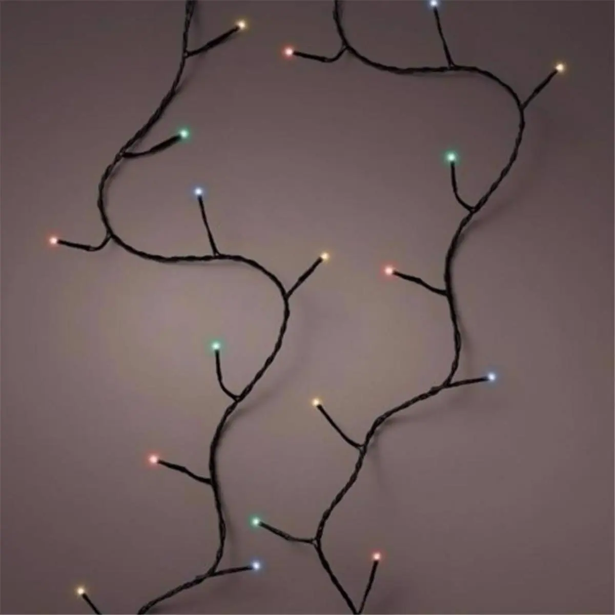 212 MAIN 250-Count 61ft. Gold LED Multicolored Plug-in Christmas Twinkle Lights with LED Bulbs, Outdoor Decor, Party Lighting Decoration