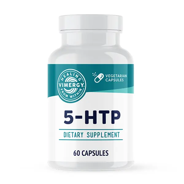 Vimergy 5-HTP 60 Capsules | Mood & Sleep Support Supplement for Calm and Relaxation