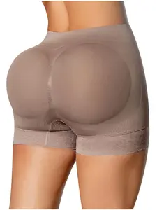 Fiorella Shapewear Butt Lifter Enhancer Women Seamless Shorts Girdle with Powernet Faja Levanta Cola Colombiana 644C Flawless Compression Cotton Elastic Fabric