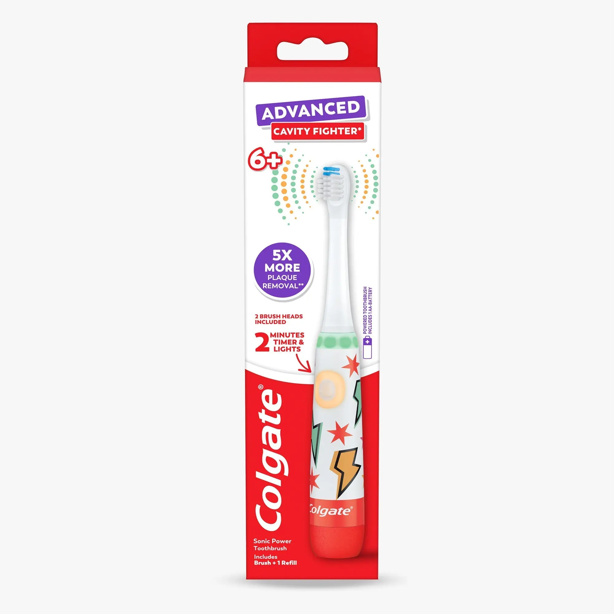 Colgate Advanced Cavity Fighter Kids Battery Toothbrush