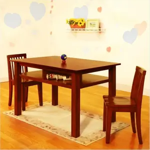 212 MAIN AFG Athena Newton Children's Table and Chair Set - Outdoor Kids Furniture with Built-in Storage Shelves, Stylish Design