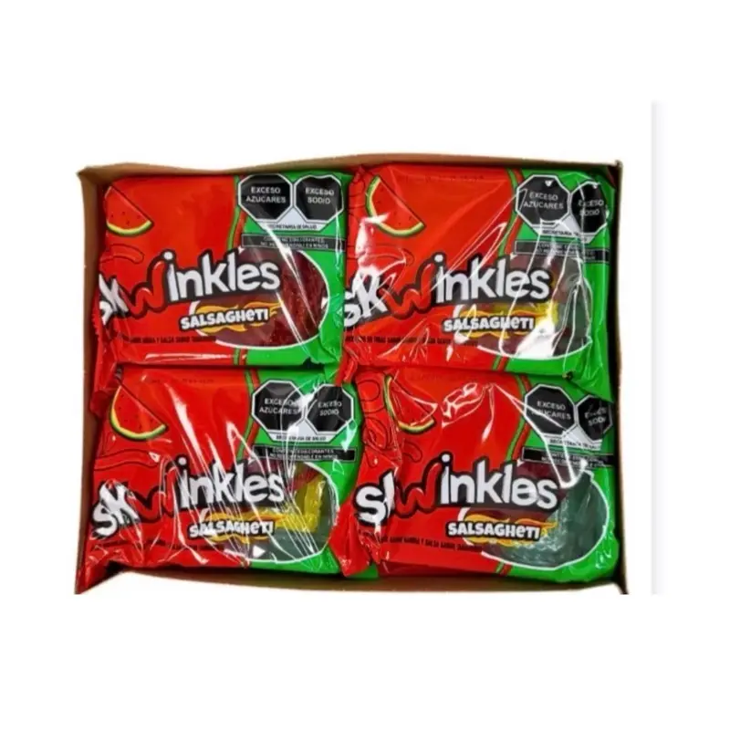Swinkles Spaghetti, Watermelon Flavor, 10-Count Pack