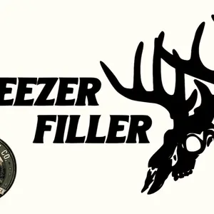 Freezer Filler Decal Co. - Premium Quality Deer Skull Design for Freezer Filler - Durable & Long Lasting - Perfect for Hunting Enthusiasts