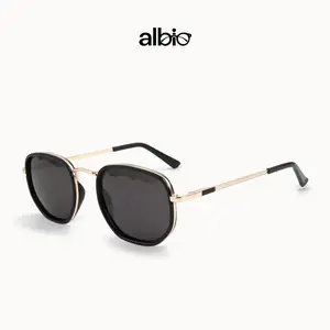 2026 Summer Unisex Fashionable Glasses - Simple Full Rim Geometric Frame Double Beam Sunglasses with UV Protection Lens, Everyday Use, Travel Accessories