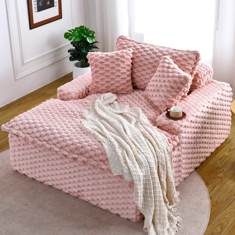 【Bellemave】51 - inch Comfort - bearing Sofa: Two Pillows and One Backrest, Suitable for Multiple Scenarios in Bedrooms and Living Rooms    RR