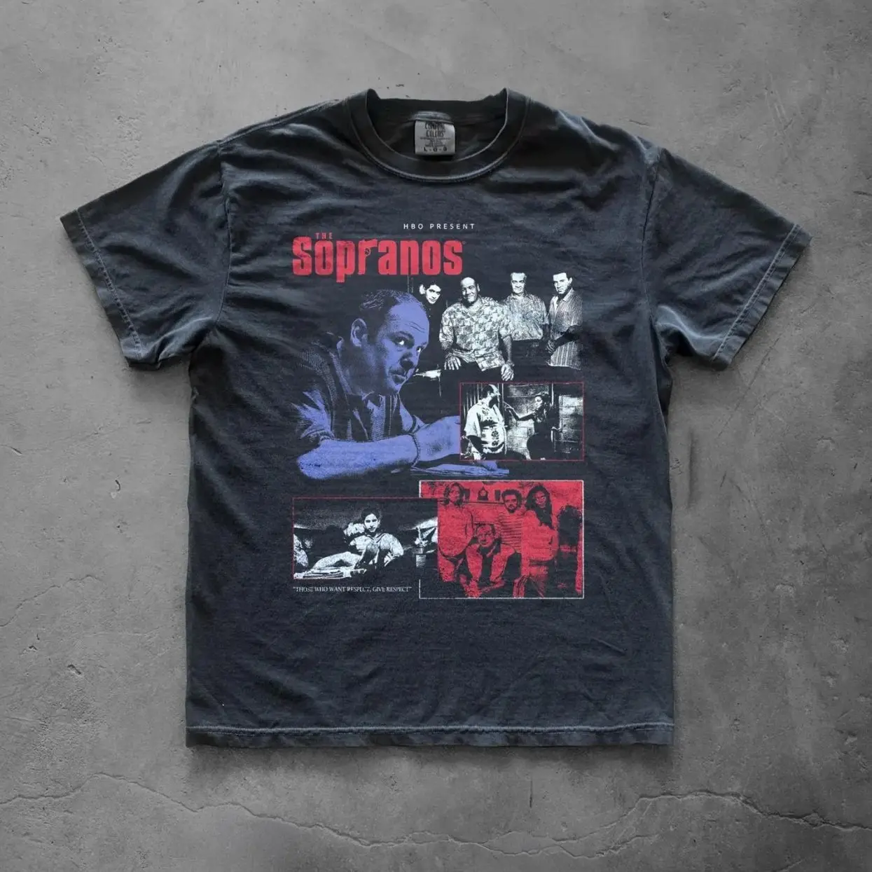 Sopranos Shirt | Vintage Mafia TV Graphic Tee