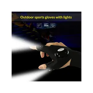 LED Flashlight Gloves Finger Lights for Night Fishing Emergency Repair Home Travel Outdoor Activities