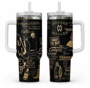Country Music Morrgan Wallen Heartless Cowgirls Tumbler 40oz, Southern Country Singer Drinkware For Men Women, Concert Travel Cup, Music Lover Gift | 020426.C00856.ID03