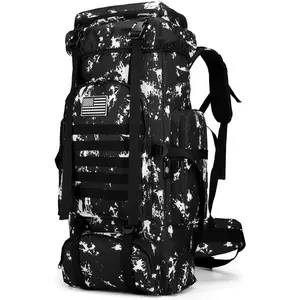 Massive 70L-100L Military Rucksack - Extra Large Molle Survival Bag for Camping & Hiking Massive 70L-100L Military Rucksack - Extra Large Molle Survival Bag for Camping & Hiking