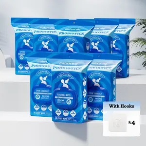 Matern’ella Hanging Unscented Wet Wipes with Probiotics, Extra Large Size Adult Wipes Made of Plant - Based Fibers，Alcohol-Free,Butt Wipes, 640 Wipes in Total   Wet Wipes with Sustainable Hygiene Soft Mild Formula Suitable for Travel toilet paper xl
