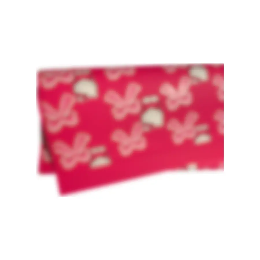 Fuchsia HK with Bows Bouquet Wrapping Paper