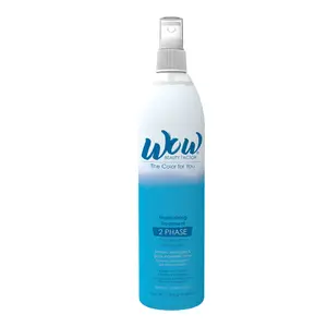 Wow Beauty Factor Hydrating 2-Phase Treatment ~ Tratamiento Hidratante 11.8 fl oz Amino Acid Colour protection Oil Control Amino Acid ~ Detangles~ Softness Keratin Collagen Apple Stem Cells Conditioner Haircare Uv Moisture Hydrate Moisturizer   Cleanser