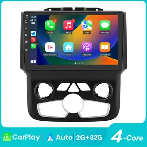 Car Stereo for Dodge Ram 1500 2500 3500 2013-2018 touch screen has Android Auto Wireless Carplay, Bluetooth WIFI supports GPS Navigation