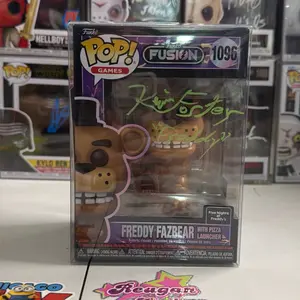Funko Pop! FNAF Autographed Freddy Fazbear 1096 Signed By Kevin Foster