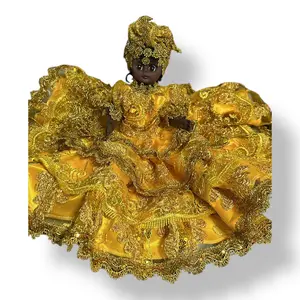 Santeria Orisha Muneca / Santeria Spiritual Doll – Yoruba Religious Altar Decoration for Oshun, Yemaya, Eleggua, Obatala, Chango –  Muñeca Espiritual para Ofrendas