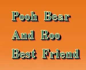 Pooh Bear And Roo Are Best Friend Series Plush Blind Box