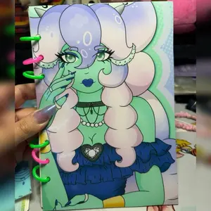 Seaside Idol Reusable A5 Sticker Book (50 pages, double sided)