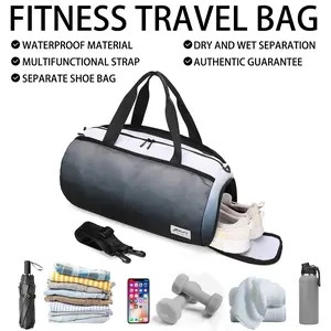 BE SMART men's and women's travel duffel bags, large-capacity waterproof travel bags, toilet bag sets, expandable carry-on bags, multi-functional waterproof boarding bags, wet and dry separation sports fitness bags