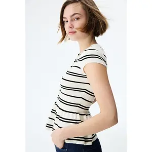 H&M Short-sleeved peplum cardigan