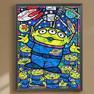 Three Eyes Pattern DIY Diamond Art Painting Kit without Frame, DIY 5D Diamond Arts Painting Kit, Wall Art Decor for Home Living Room Bedroom