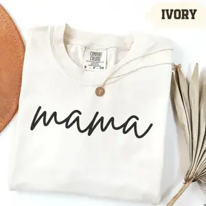 Mama Comfort Colors T-Shirt - Retro Mama Tee Mothers Day Mom T-Shirt - Mother's Day Shirt, Mother's Day Shirt