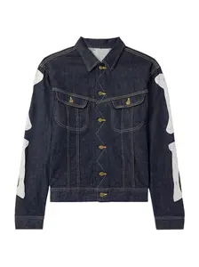 Kapital Bone Embroidered Denim Jacket