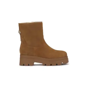 Ulalie Lug Bootie in Tuscan Tan