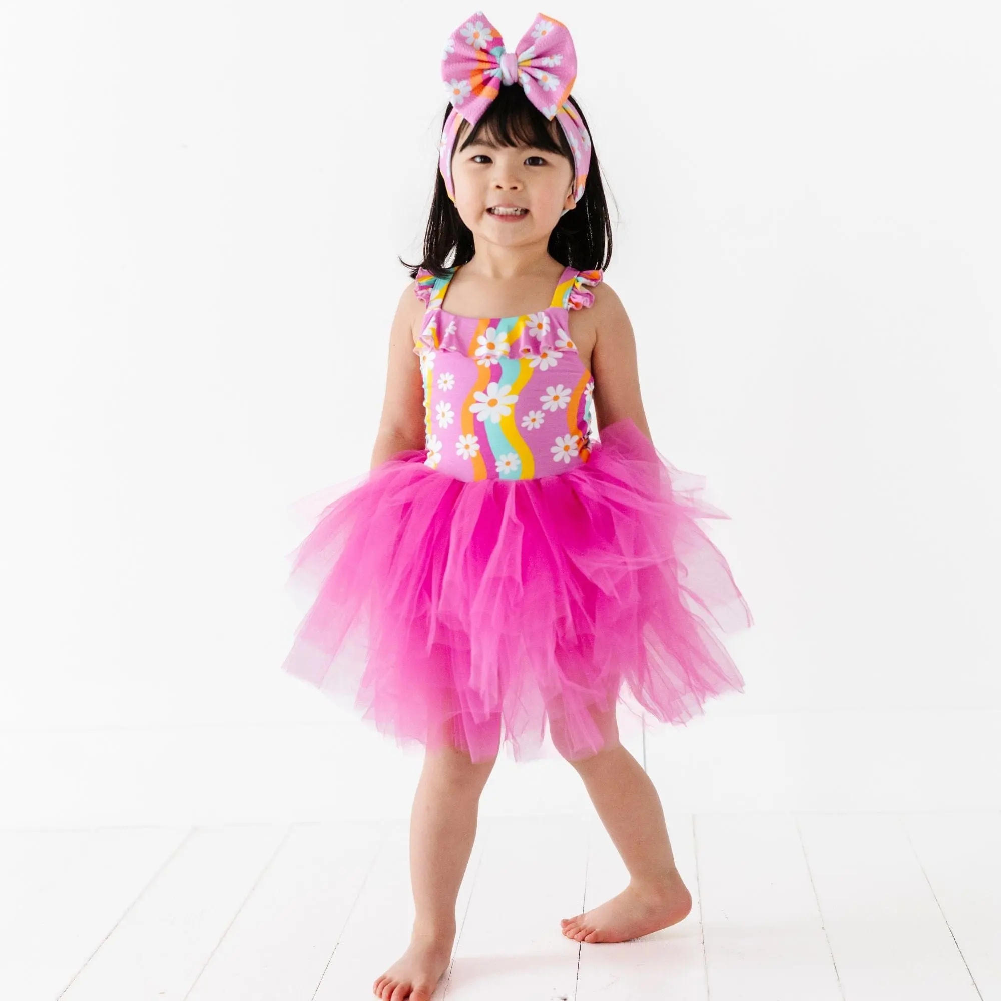 Disco Daysies Tulle Tutu Dress