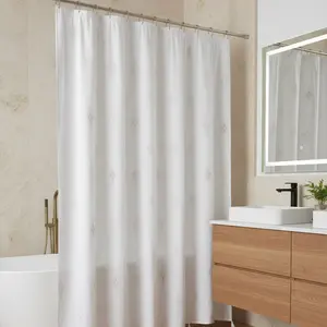 Threshold Boho Diamond Dot Print Shower Curtain