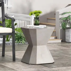 Dreamzon Outdoor LightWeight Sturdy and Attractive Concrete Side Table