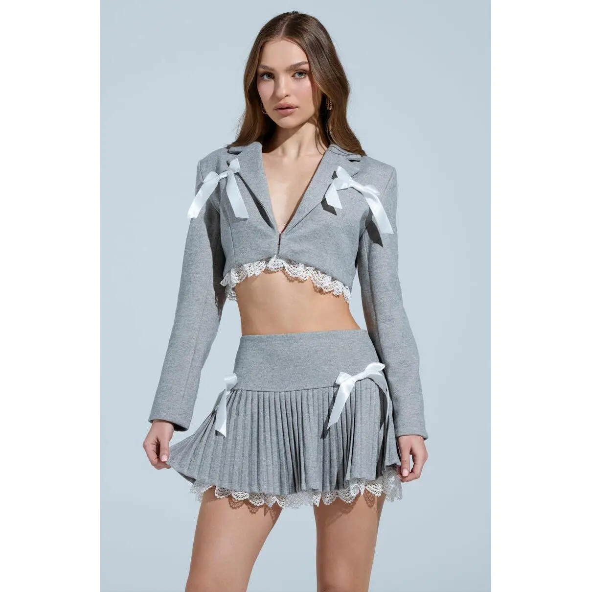 MARLEY LACE TRIM BLAZER