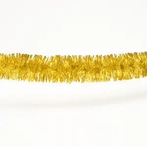 Gold Tinsel Garland for Masquerade Party Decor Gold Tinsel Garland for Masquerade Party Decor