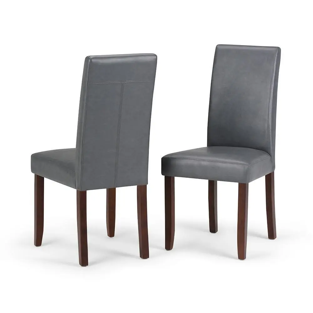 Acadian Parson Dining Chairs (Set of 2) - Classic Contemporary Design, Durable Fabric, Solid Wood Legs, Family-Focused Indoor Furniture Parson Chair