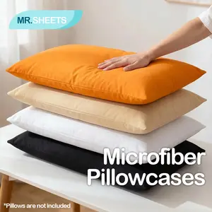 [Mother's Day Gift]NTBAY Set of 2 Premium Microfiber Pillowcases, Breathable Soft Bed Pillow Covers, Wrinkle Resistant & Cooling Feel, Envelope Closure Design