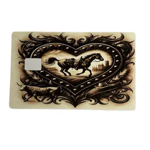 Western Horse Heart Credit Card Skin